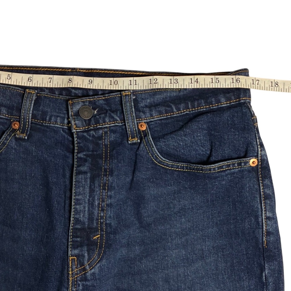 Levi's 511 Dark Wash Denim Shorts Mens 34 Slim Classic Jorts Skater‎ Streetwear - Picture 6 of 8